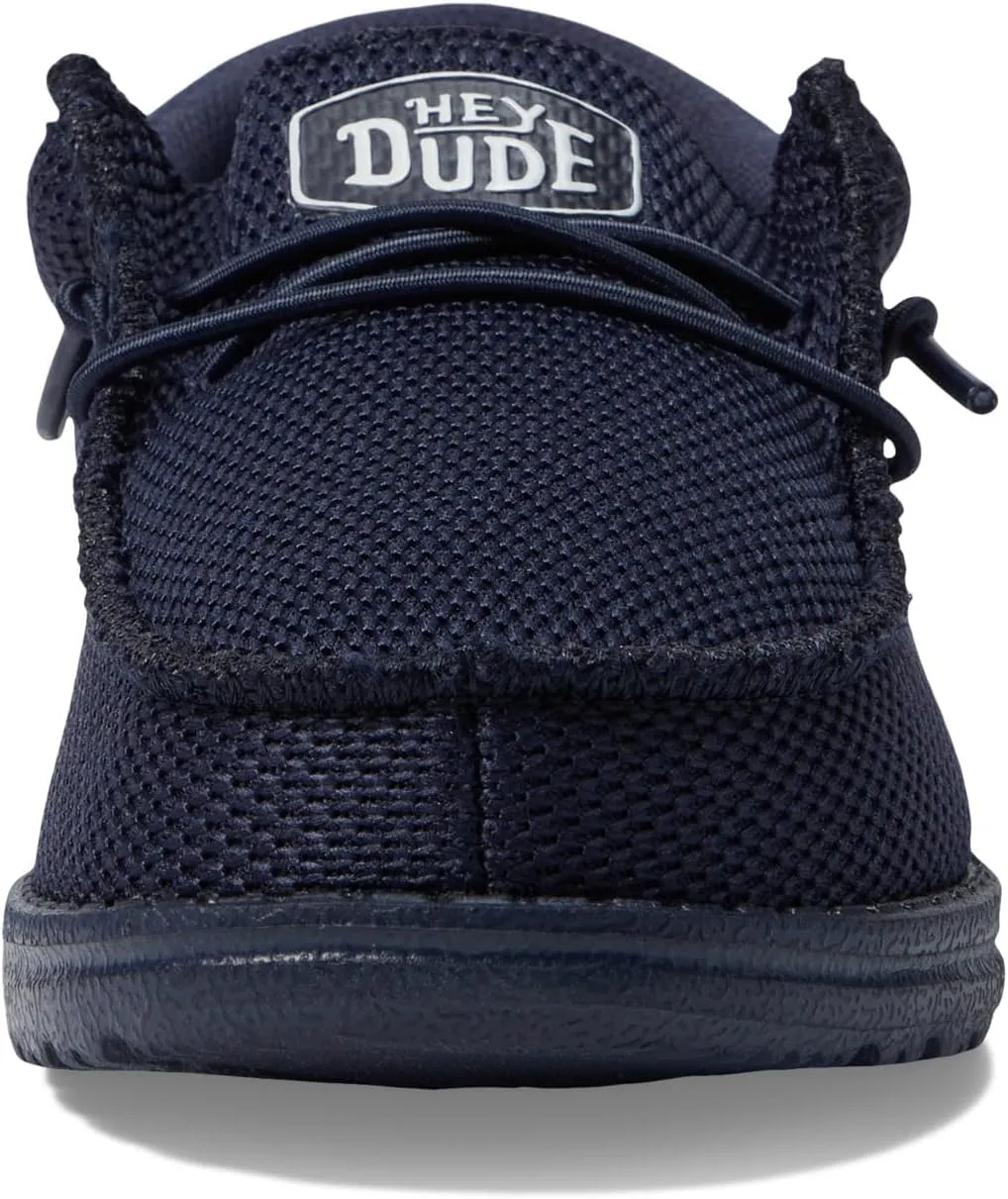 Hey Dude Girl's Wendy Youth Linen Grey Multiple | Girls Shoes | Girls Lace Up Loafers | Comfortable & Light-Weight