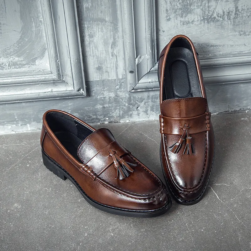 High Quality Pointed Toe Brogues Shoes