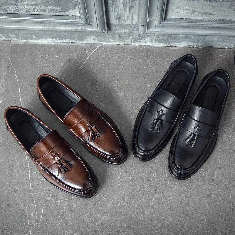 High Quality Pointed Toe Brogues Shoes