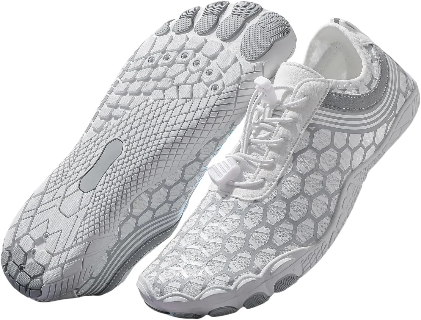 Hike Barefoot Shoes for Women Men Athletic Outdoor Hiking Sneaker Breathable and Lightweight Non-Slip Workout Shoes Wide Toe Water Shoe Beach Footwear with Drainage