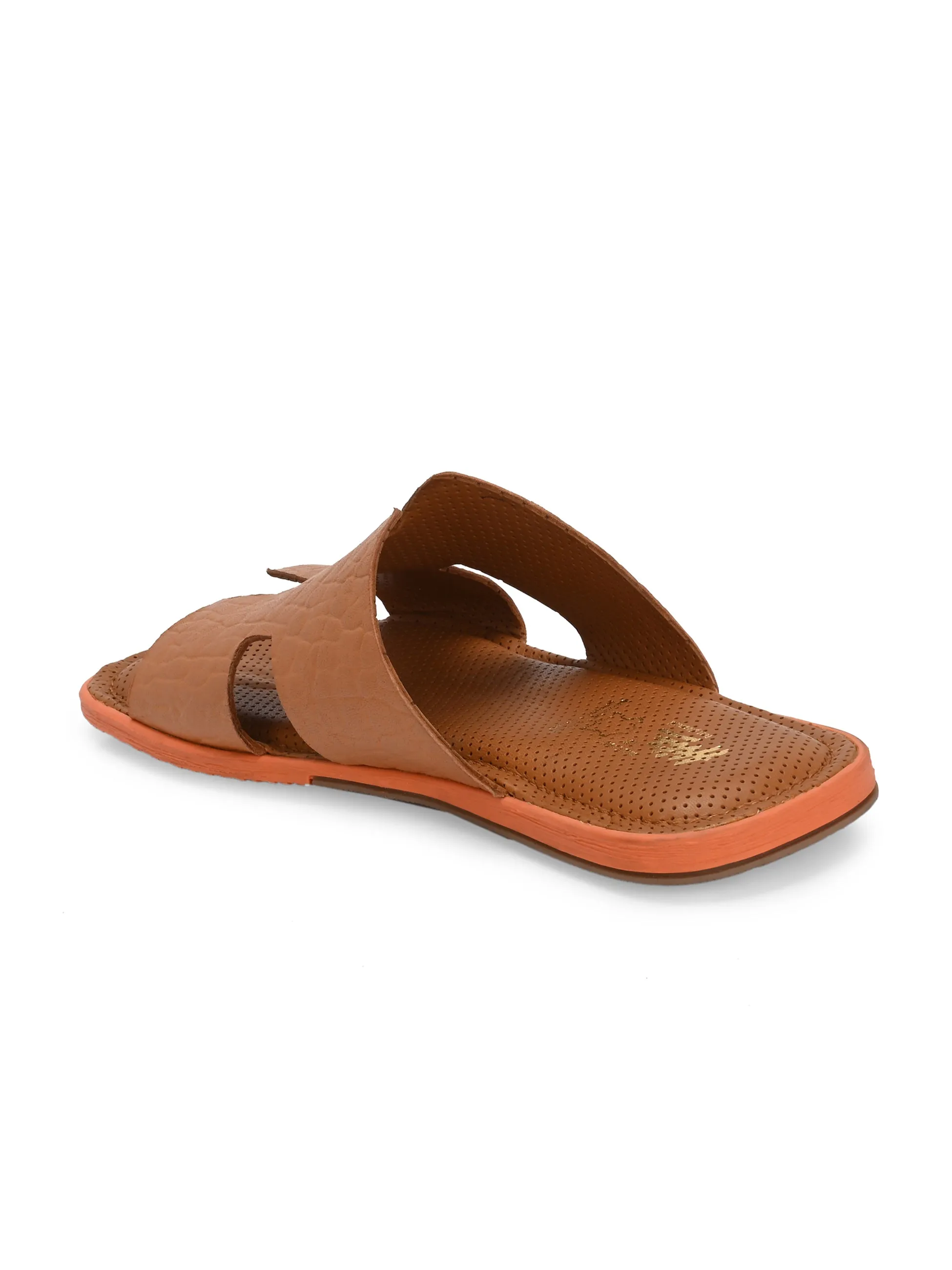 HITZ9314 Men's Tan Casual Slippers