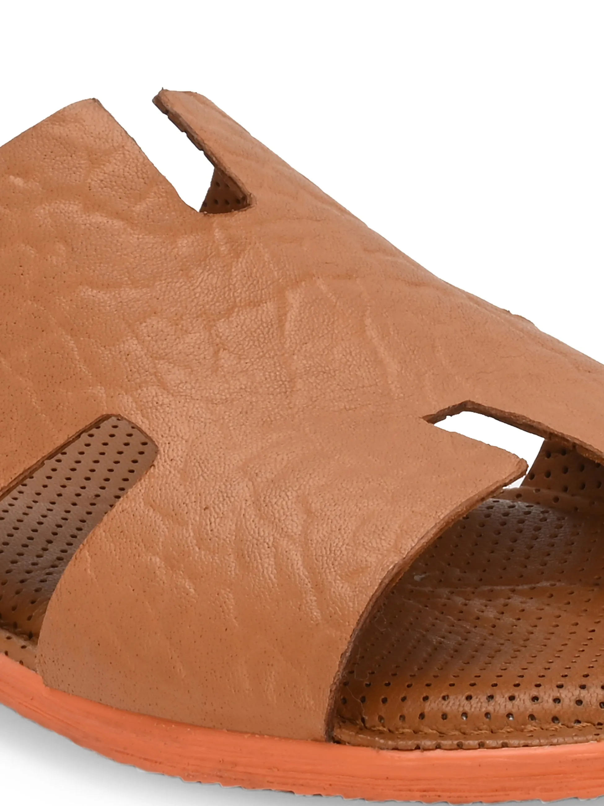 HITZ9314 Men's Tan Casual Slippers