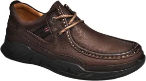 HNVAVQ Mens Casual Driving Shoes Leather Shoes Outdoor Walking Shoes Work Business Office Shoes