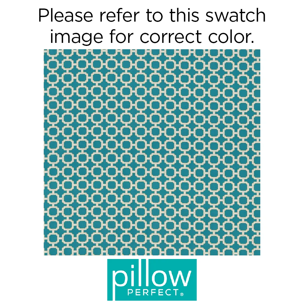 Hockley Teal 25-Inch Floor Pillow