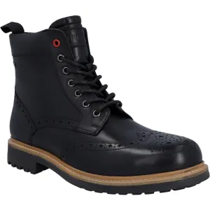 Hunter Mens Black HFRMGB0040513-BLK Cawdor Brogue Ankle Boots