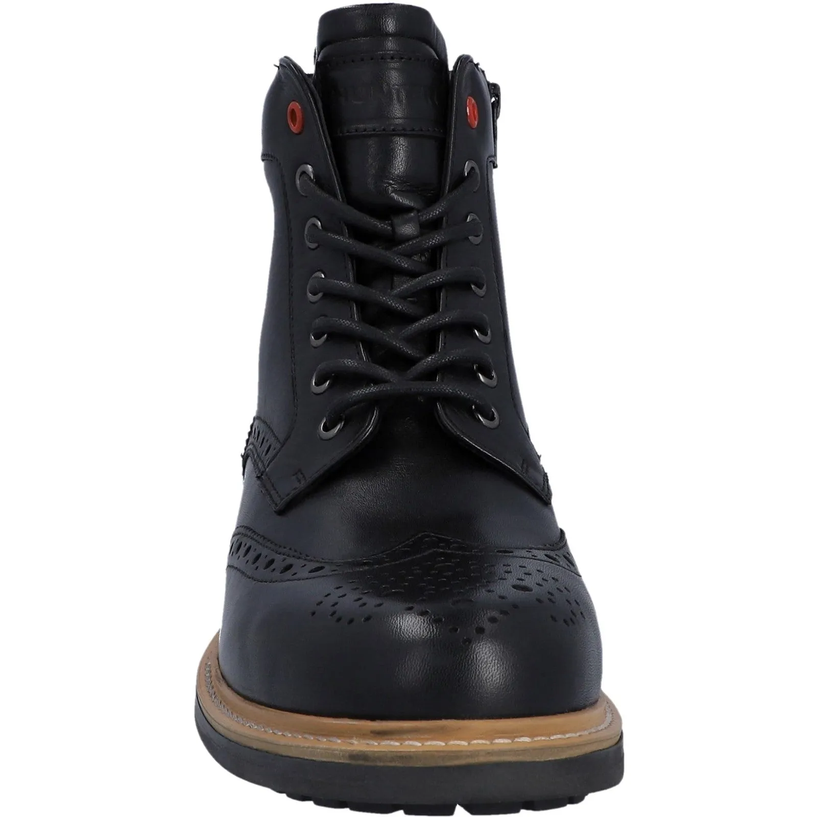 Hunter Mens Black HFRMGB0040513-BLK Cawdor Brogue Ankle Boots