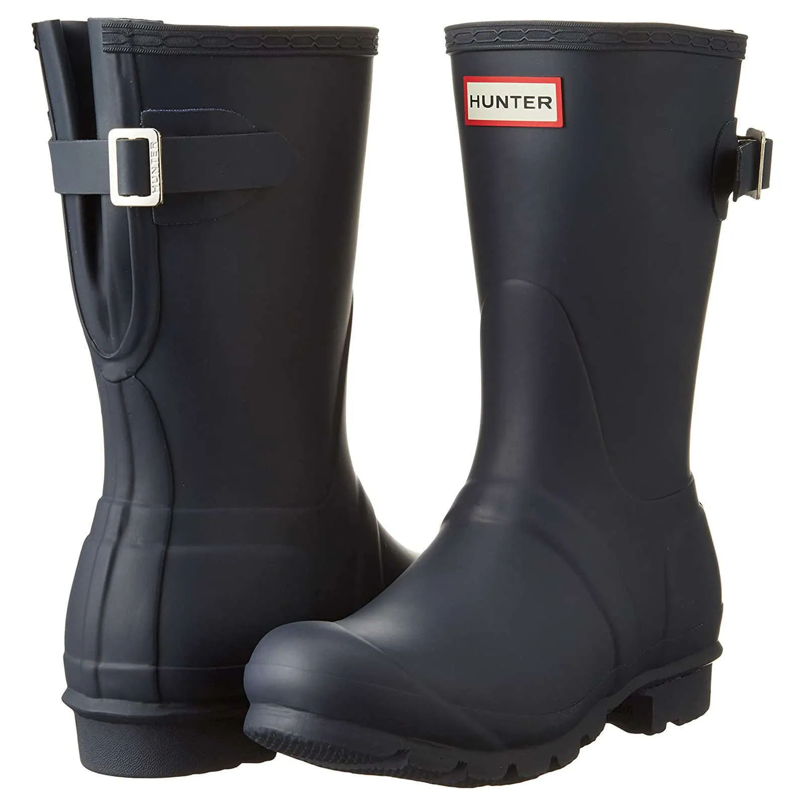 Hunter Original Back Adjustable Short Rubber Women's Short Wellington Boots