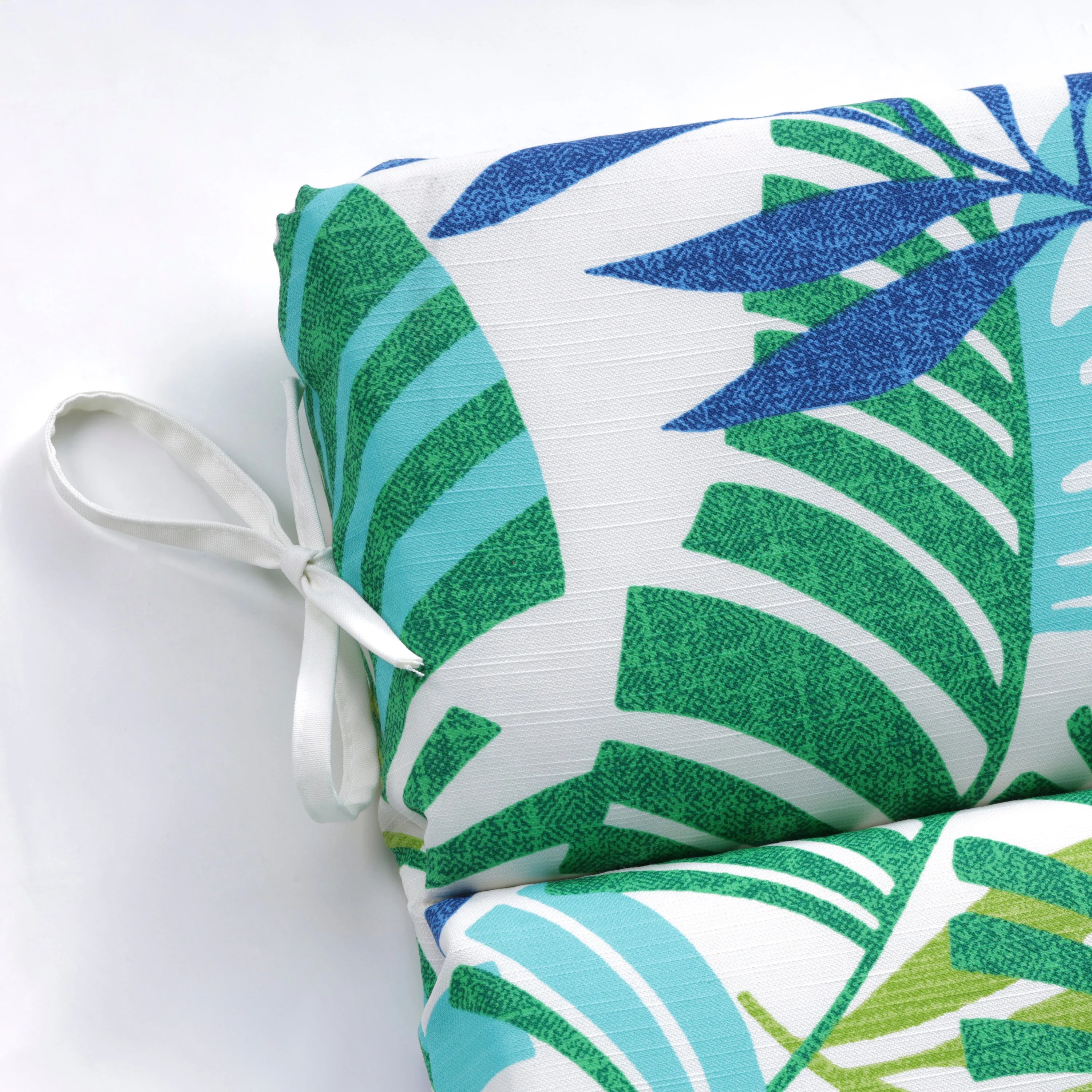 Islamorada Blue/Green Rounded Corners Chair Cushion