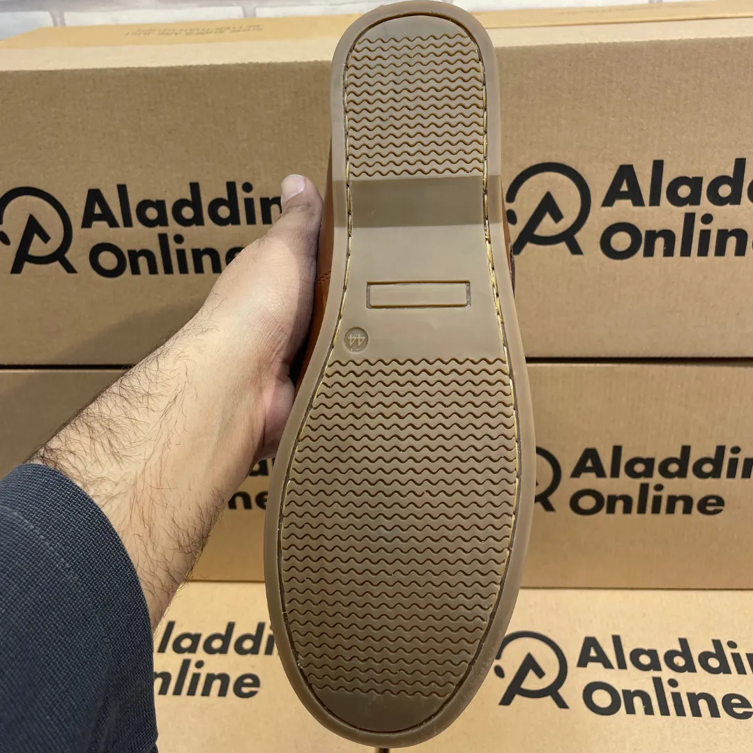 J.BOAT SHOE - BROWN - Export Left Over