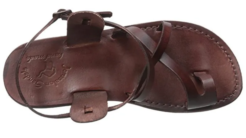 Jerusalem Sandals Unisex The Good Shepherd Buckled Toe-Ring Sandal