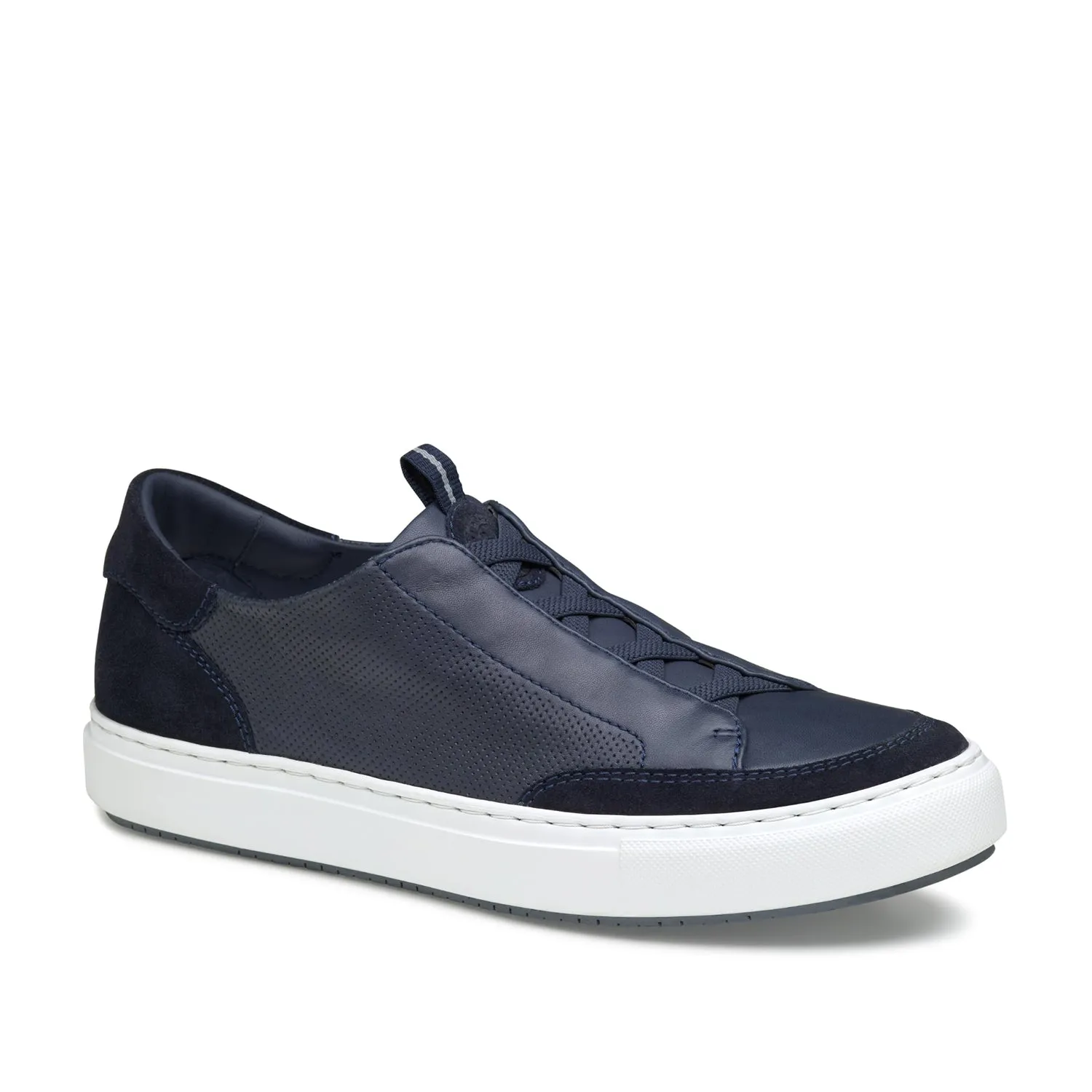 Johnston & Murphy Men's Anson Stretch Lace-to-Toe in Navy