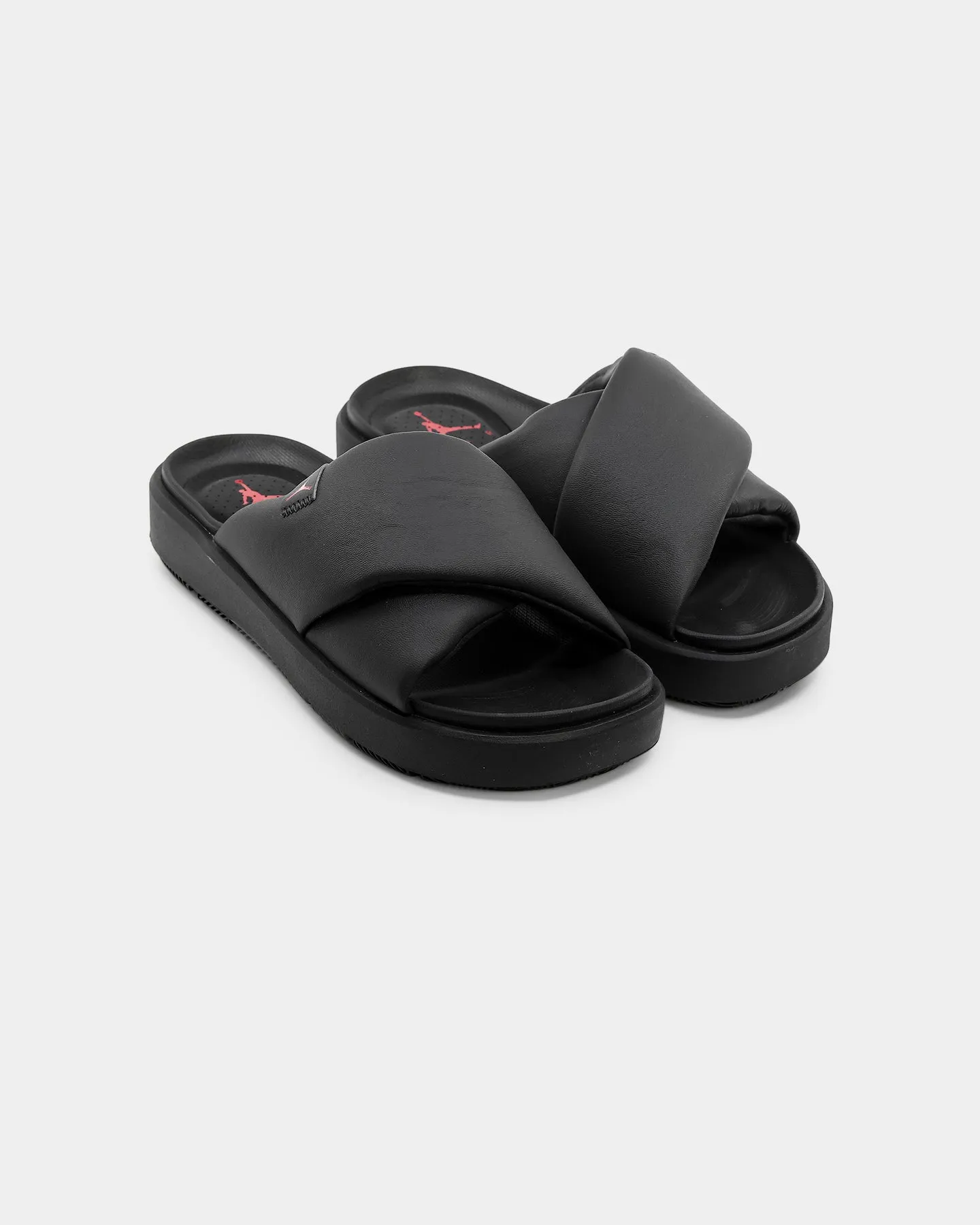 Jordan Women's Jordan Sophia Slides Off Noir/Black-Fire-Red