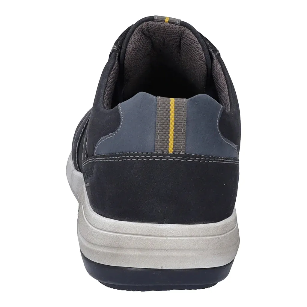 Josef Seibel Men's Enrico 28 Leather Casual Shoes Indigo Blue