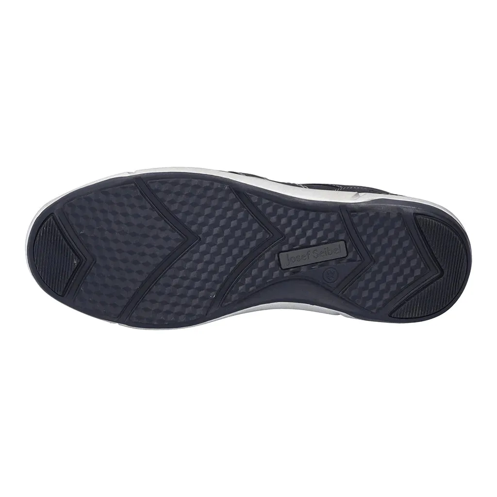 Josef Seibel Men's Enrico 28 Leather Casual Shoes Indigo Blue