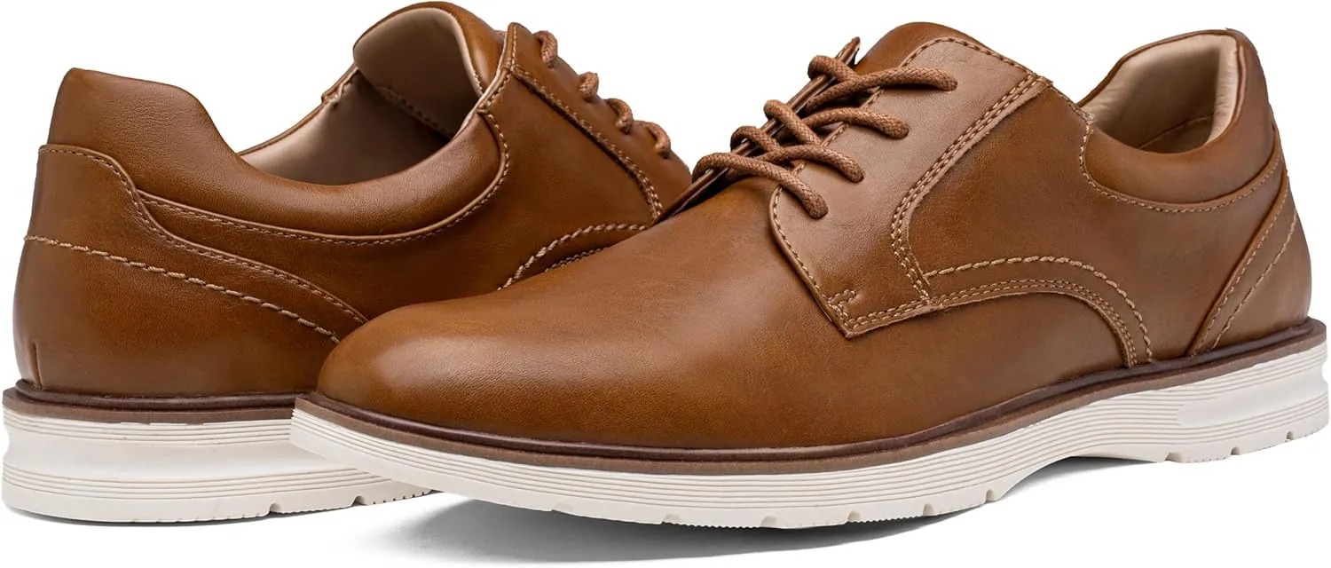 Jousen Mens Dress Shoes Casual Oxfords Lace Up Business Formal Dress Sneakers for Men