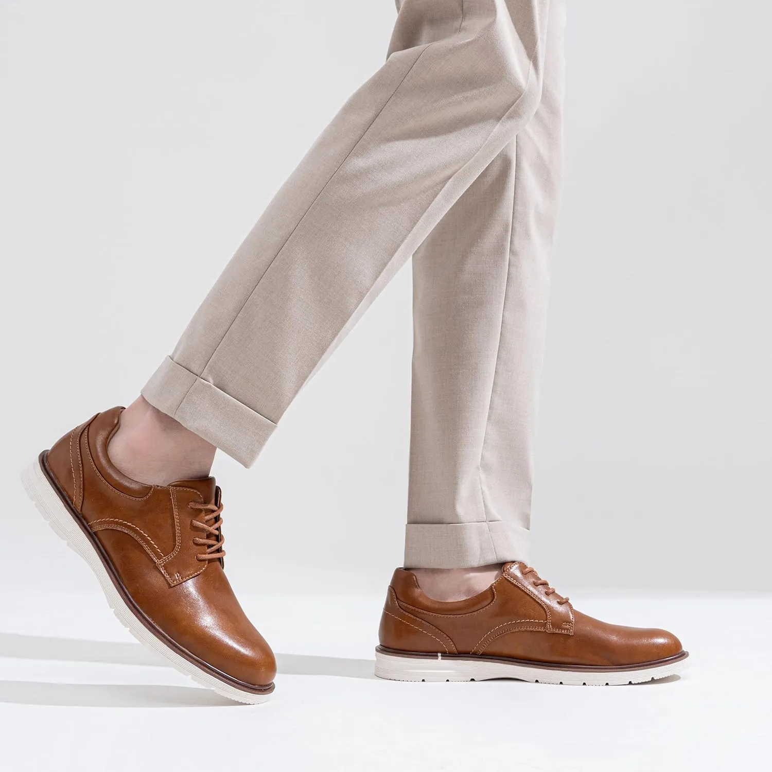 Jousen Mens Dress Shoes Casual Oxfords Lace Up Business Formal Dress Sneakers for Men