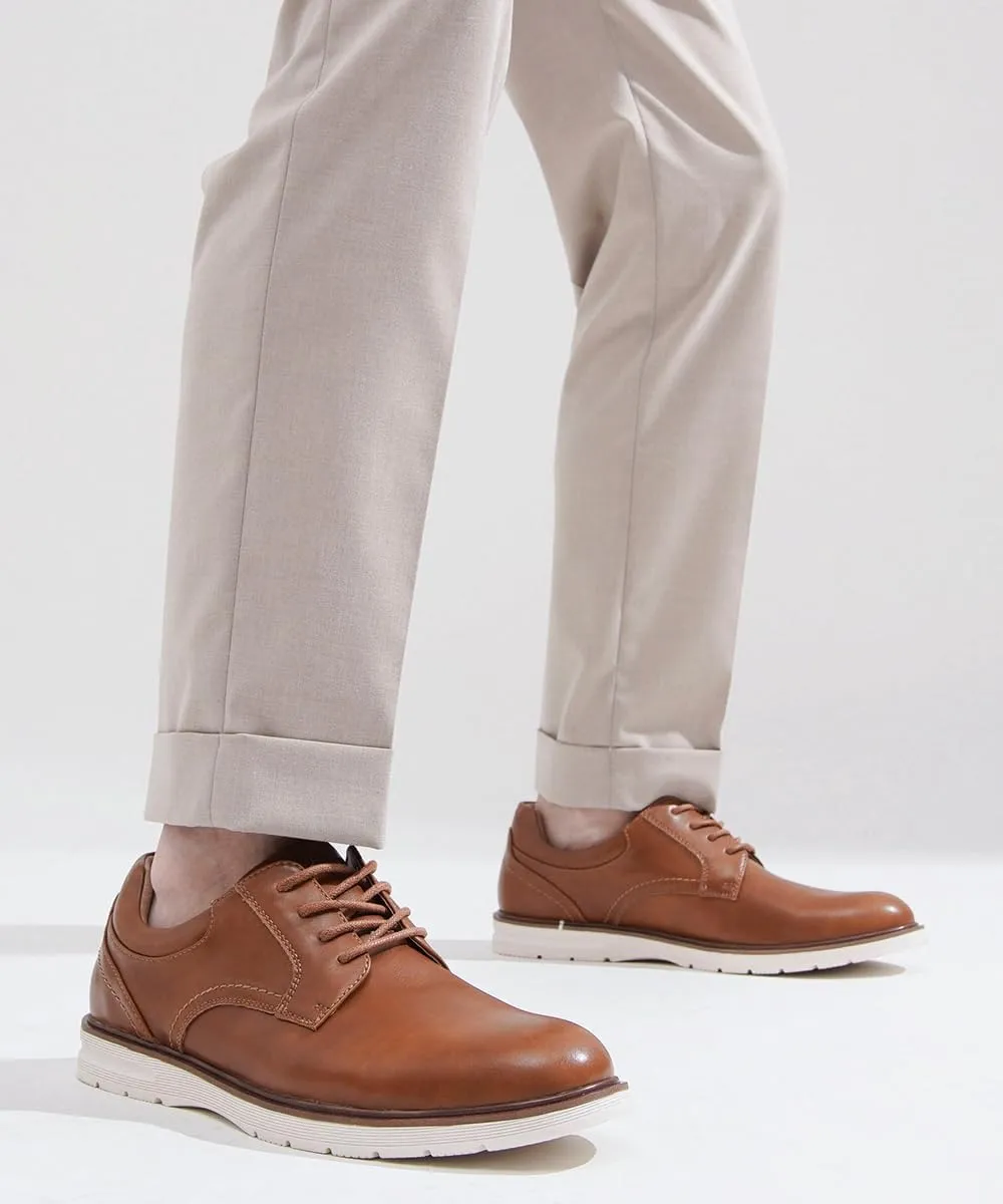 Jousen Mens Dress Shoes Casual Oxfords Lace Up Business Formal Dress Sneakers for Men