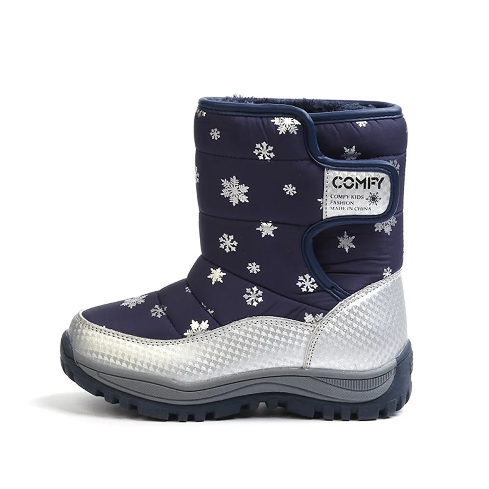 Kid Waterproof Snow Boots Outdoor Winter Shoes