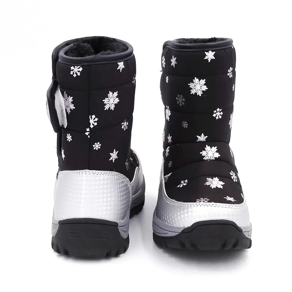 Kid Waterproof Snow Boots Outdoor Winter Shoes