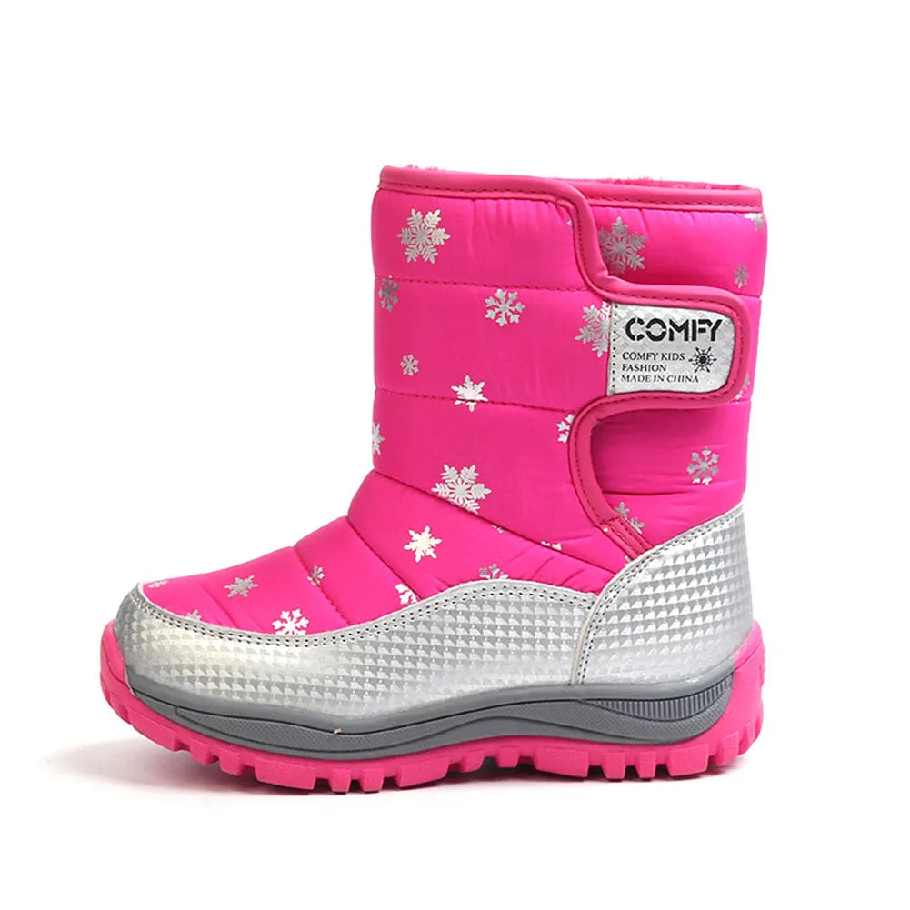 Kid Waterproof Snow Boots Outdoor Winter Shoes