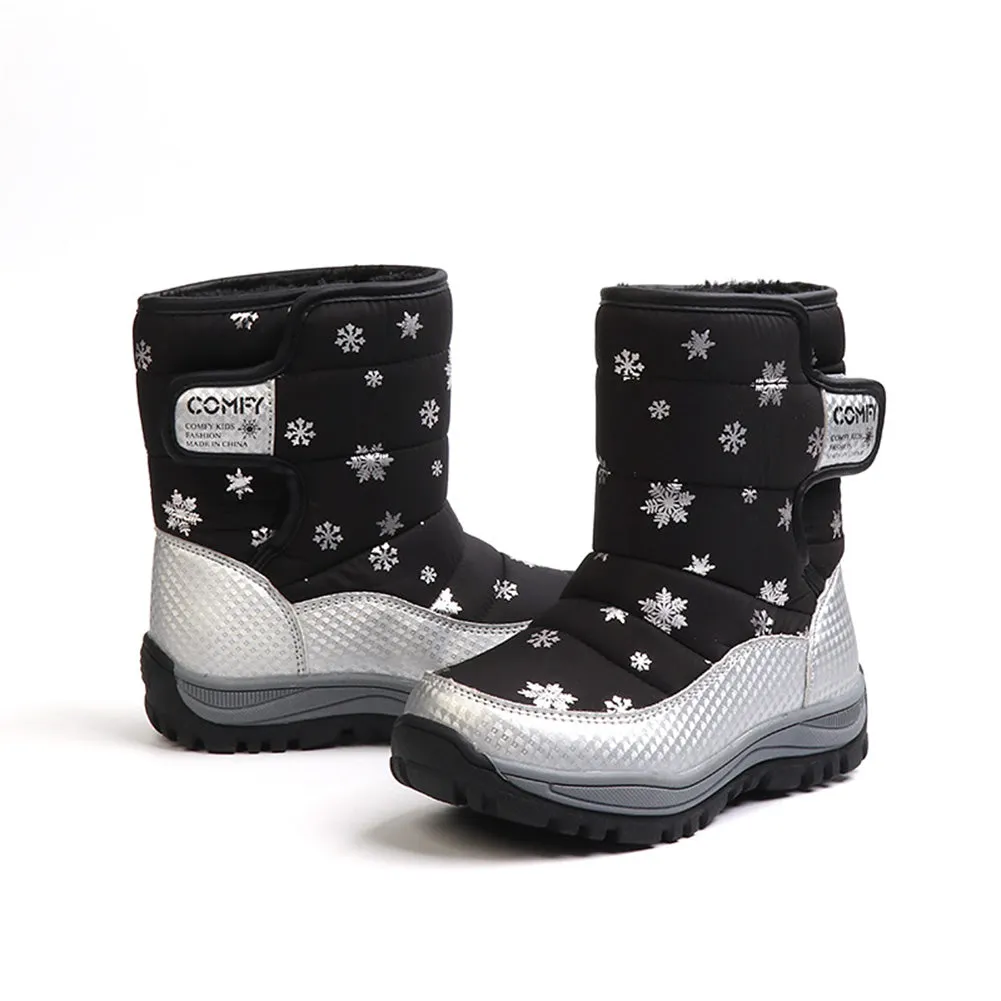 Kid Waterproof Snow Boots Outdoor Winter Shoes