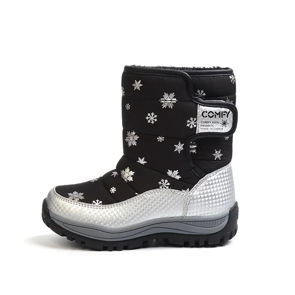 Kid Waterproof Snow Boots Outdoor Winter Shoes