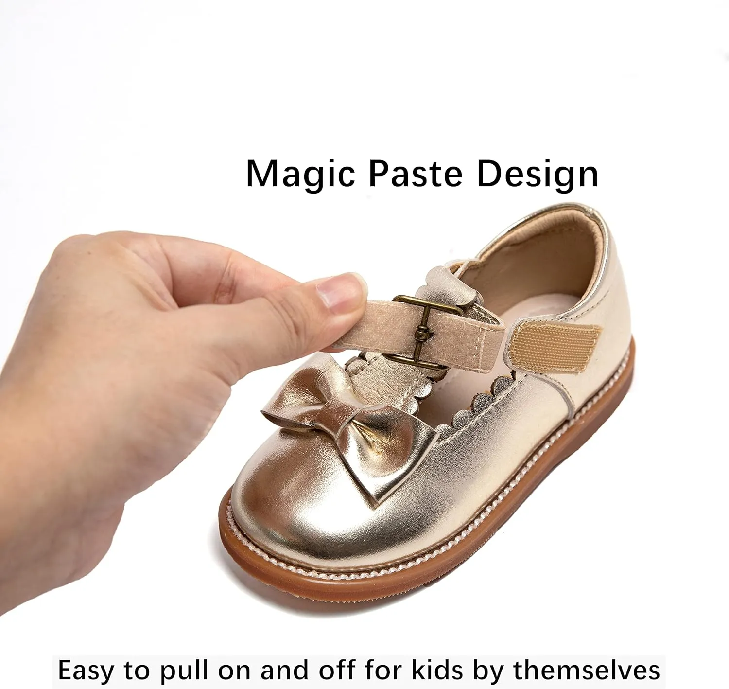 Kiderence Toddler Girls Mary Jane Dress Shoes Little Girls School Oxford Flats