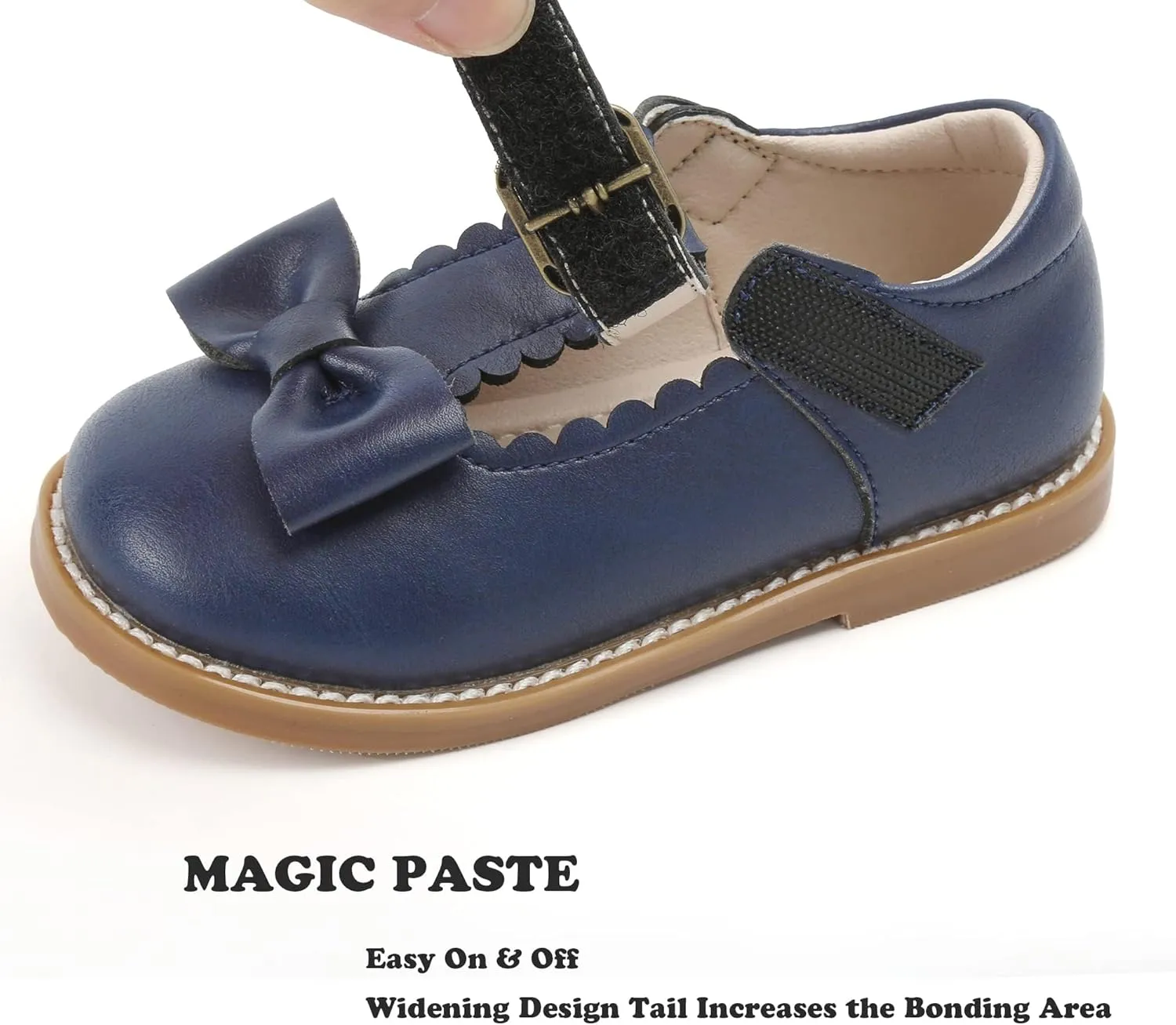 Kiderence Toddler Girls Mary Jane Dress Shoes Little Girls School Oxford Flats