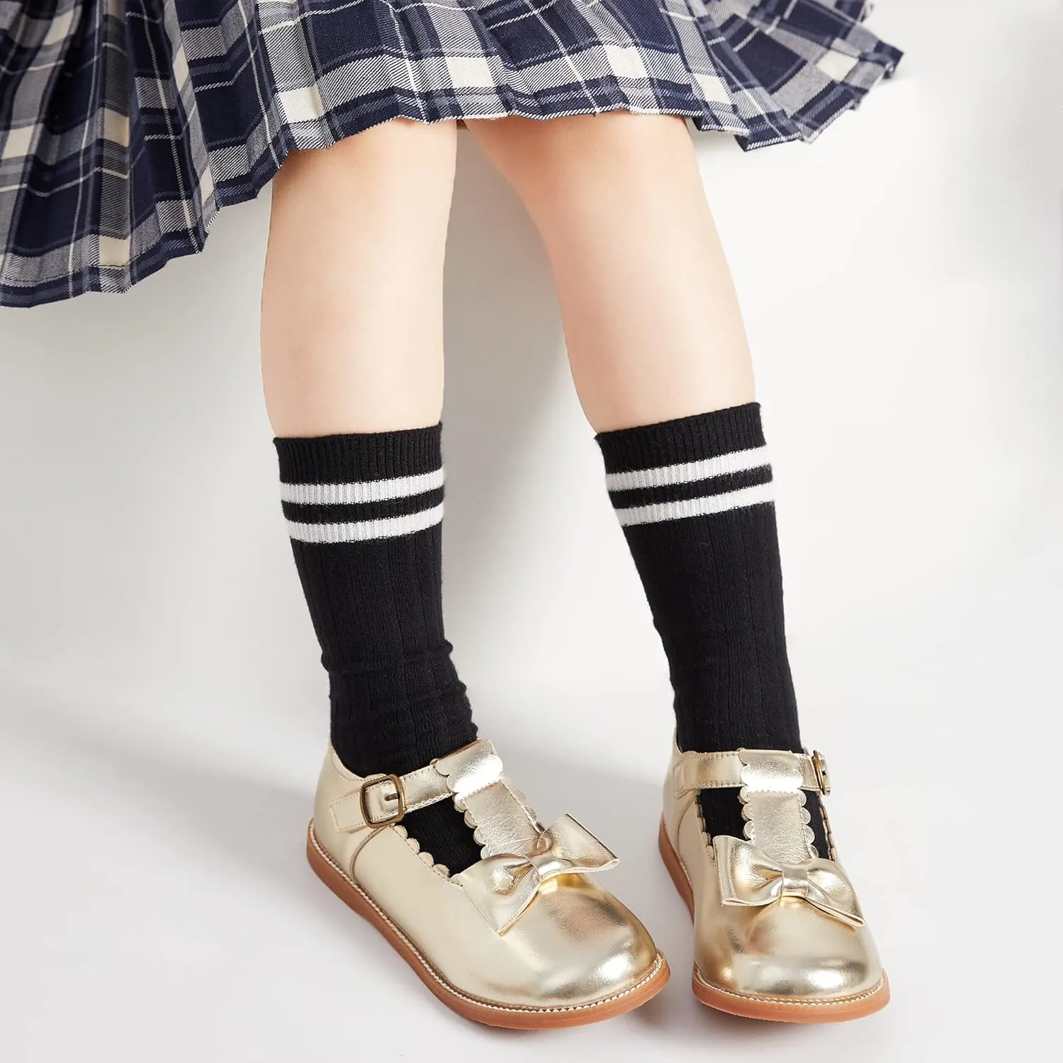 Kiderence Toddler Girls Mary Jane Dress Shoes Little Girls School Oxford Flats