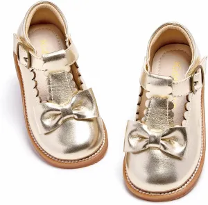 Kiderence Toddler Girls Mary Jane Dress Shoes Little Girls School Oxford Flats