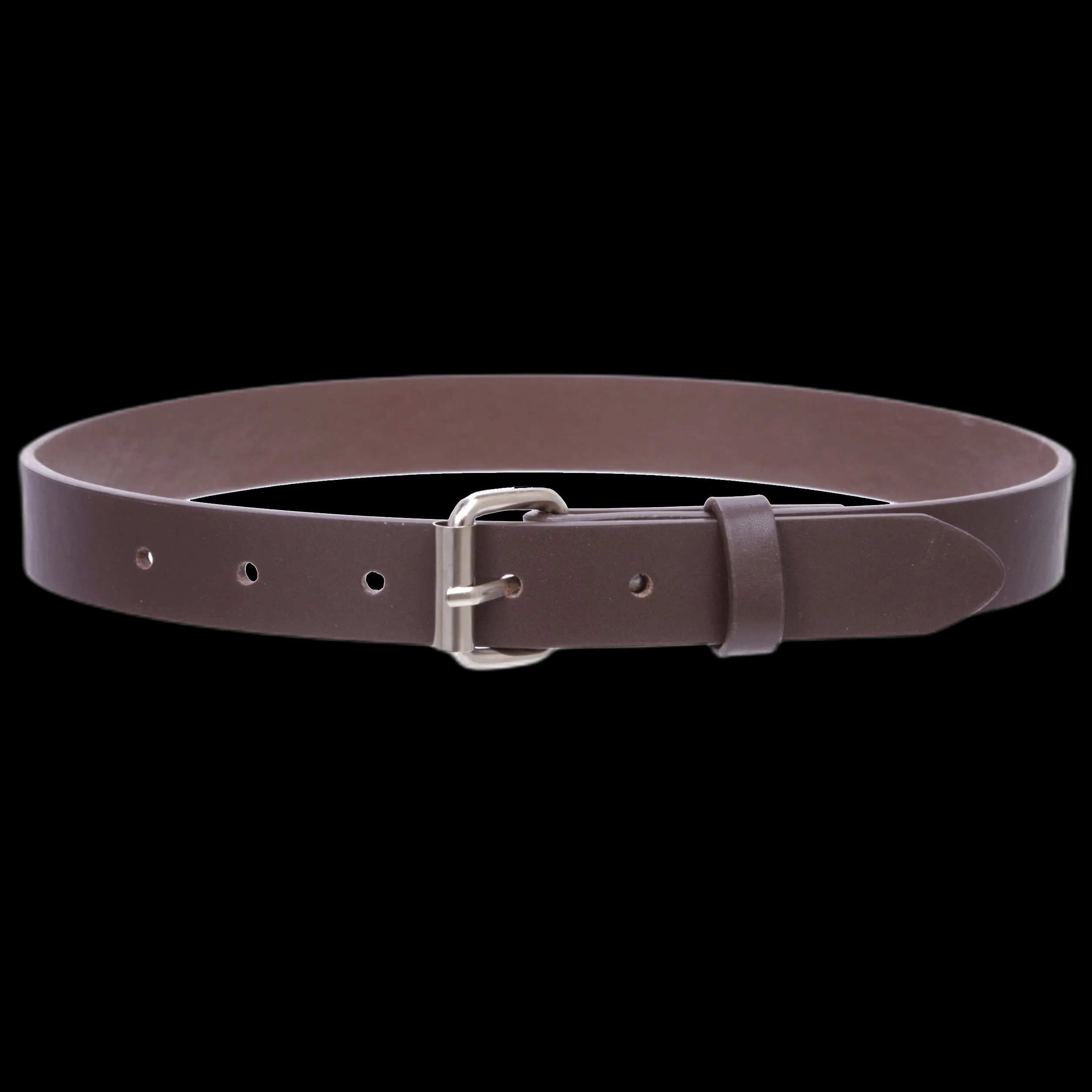 Kids 1" Snap On Plain Leather Belt