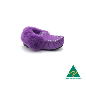 Kid's Purple Moccasins