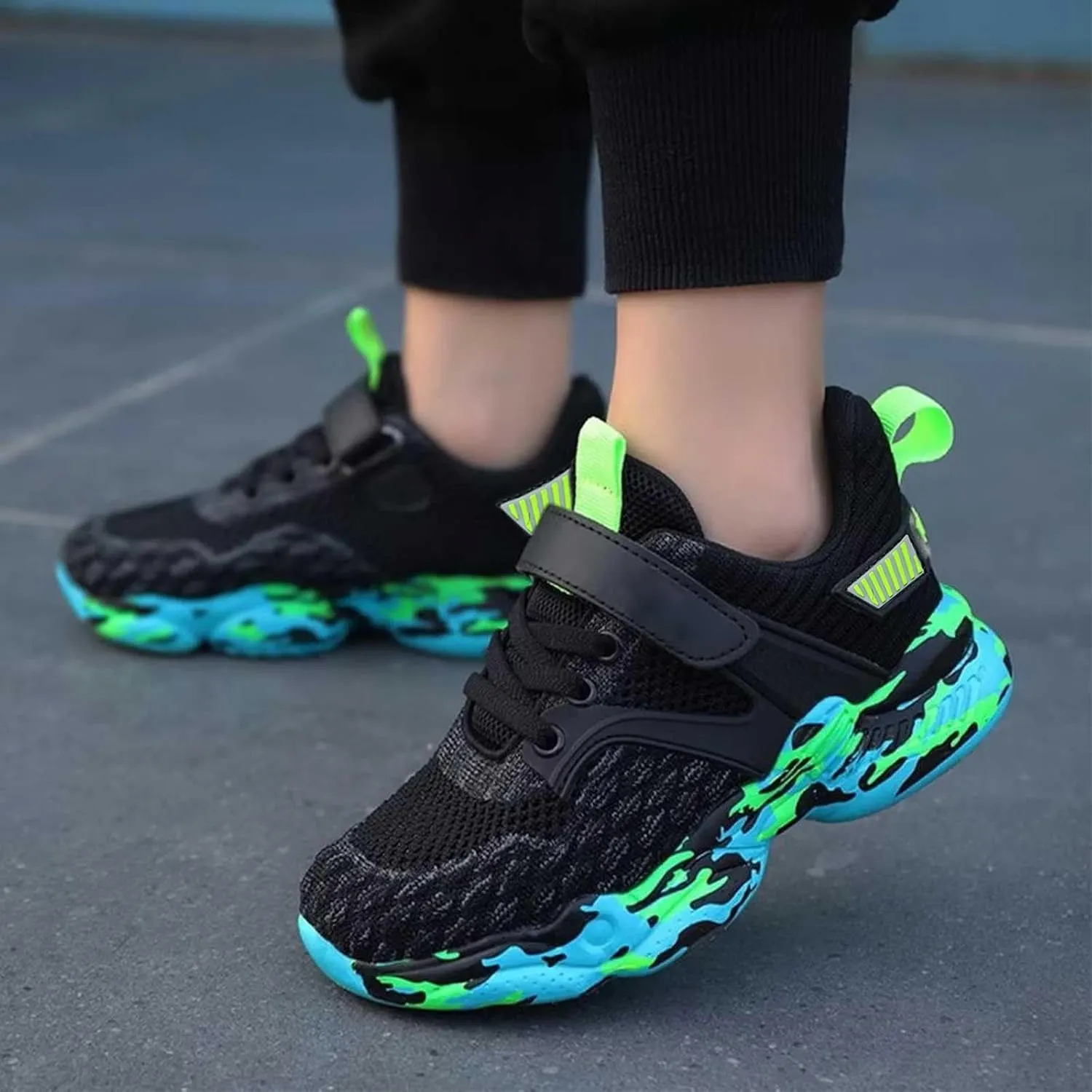 Kids Running Tennis Shoes Athletic Sport Jogging Lightweight Breathable Sneakers for Boys Girls Casual Kids Sneakers