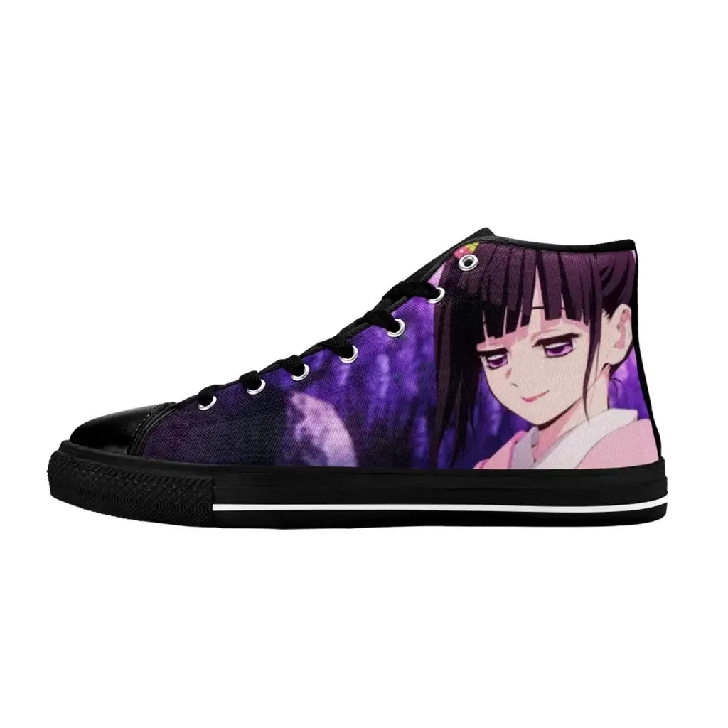 Kimetsu no Yaiba Demon Slayer Kanao Tsuyuri Shoes High Top Sneakers for Kids and Adults
