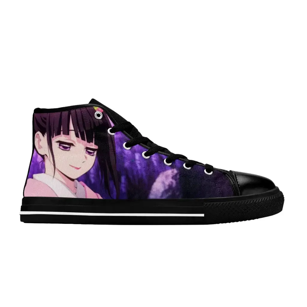 Kimetsu no Yaiba Demon Slayer Kanao Tsuyuri Shoes High Top Sneakers for Kids and Adults