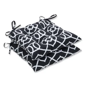 Kirkland Black Tufted Seat Cushions