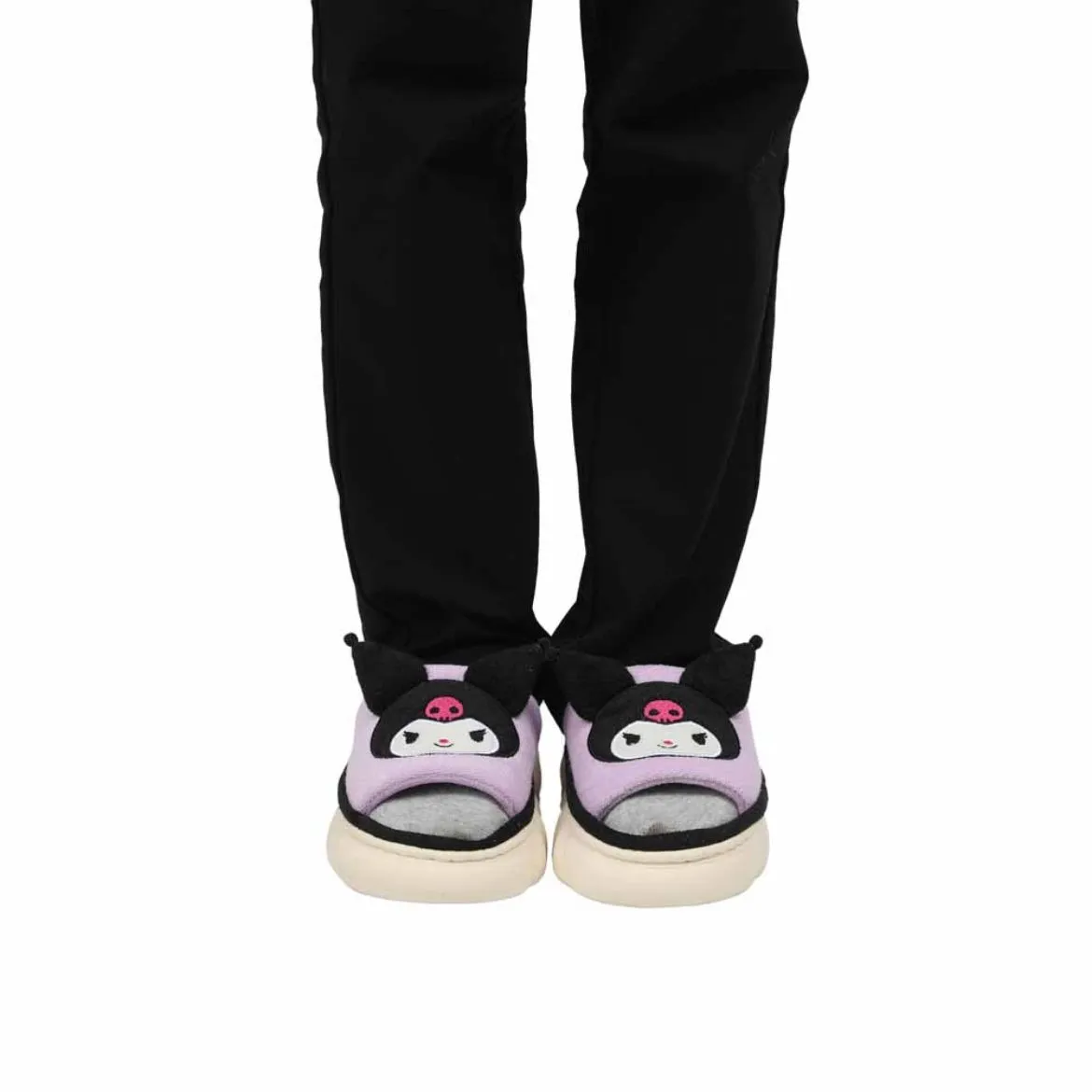 Kuromi 3D Cloud Loungewear Slides