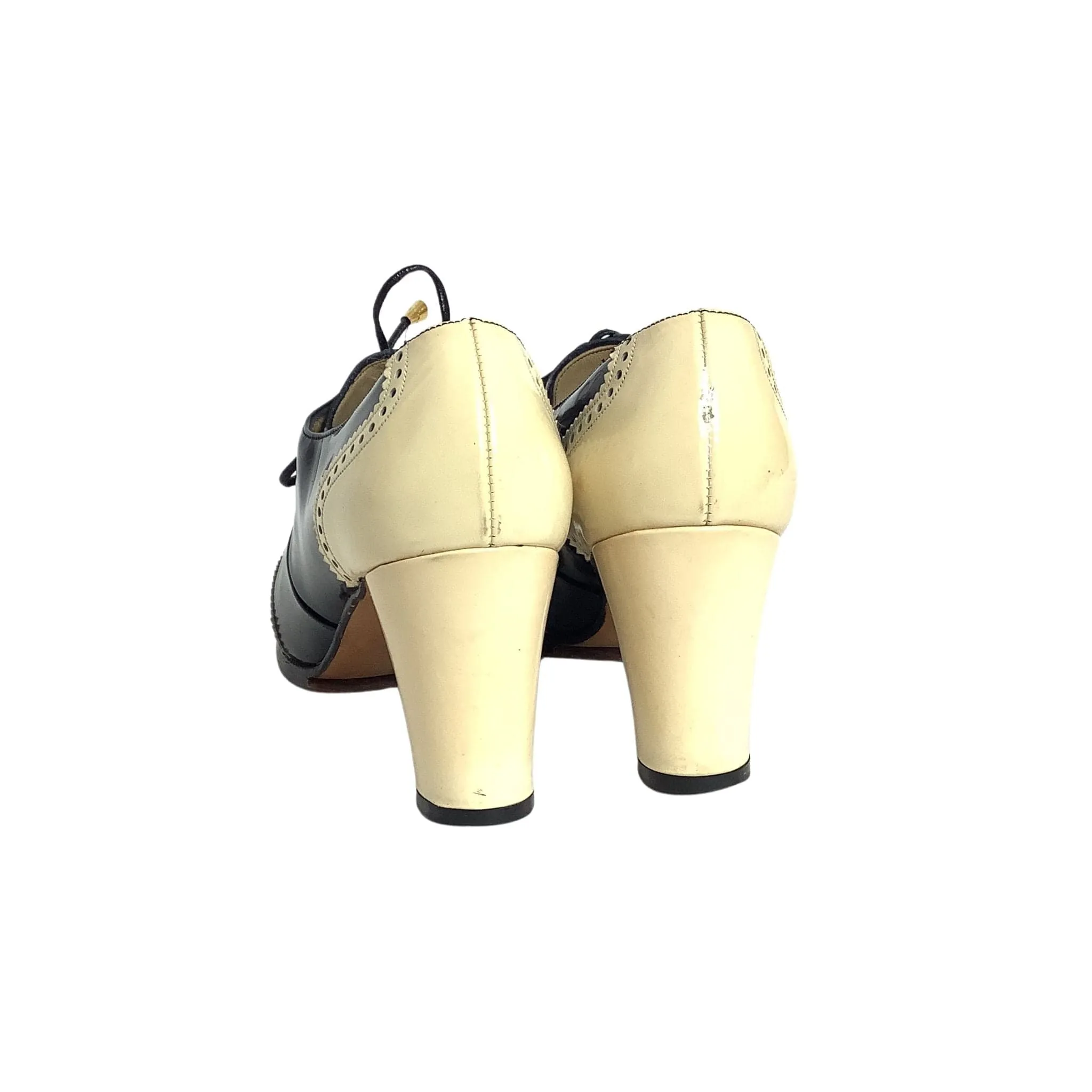 Lace-up Brogue Heels