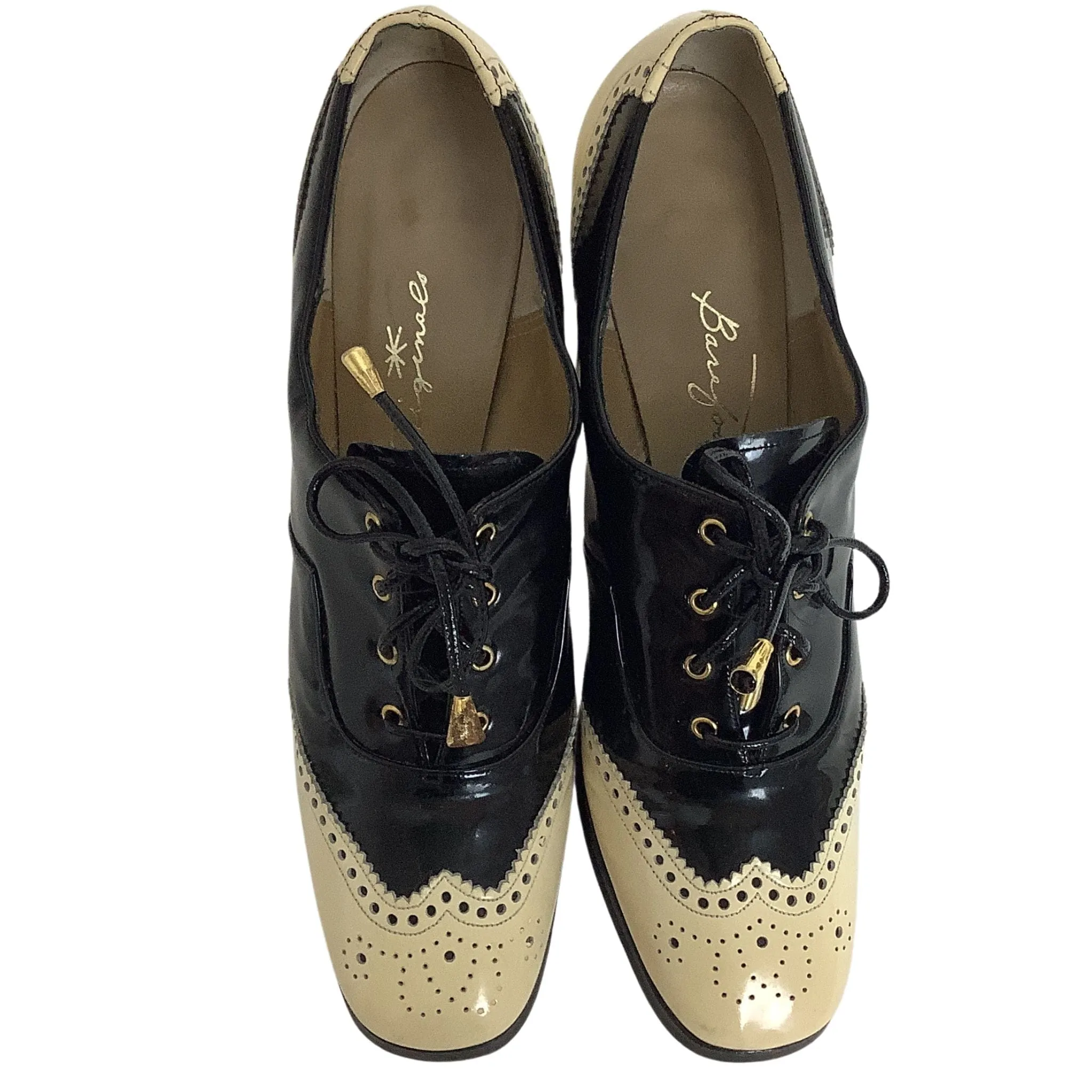 Lace-up Brogue Heels