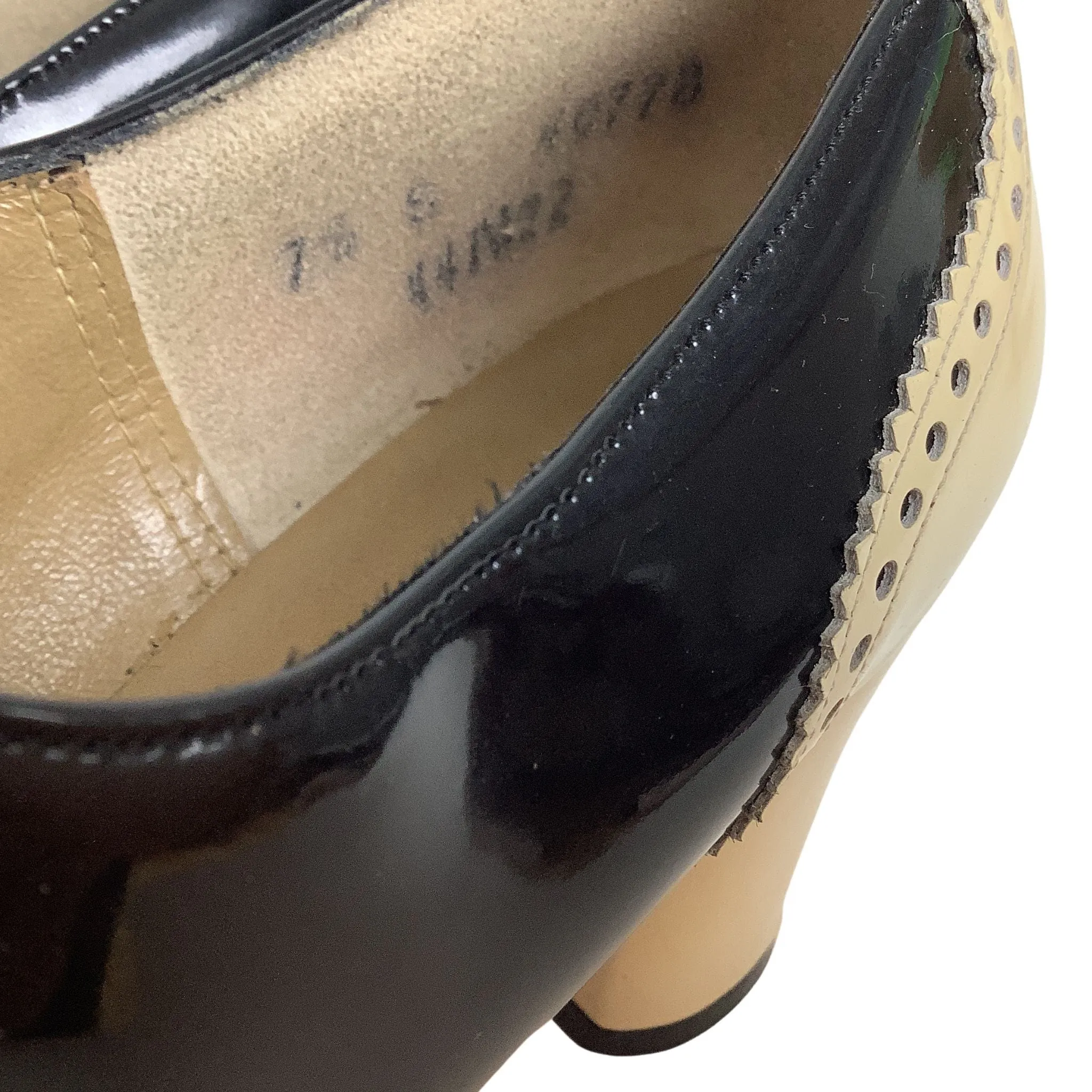 Lace-up Brogue Heels