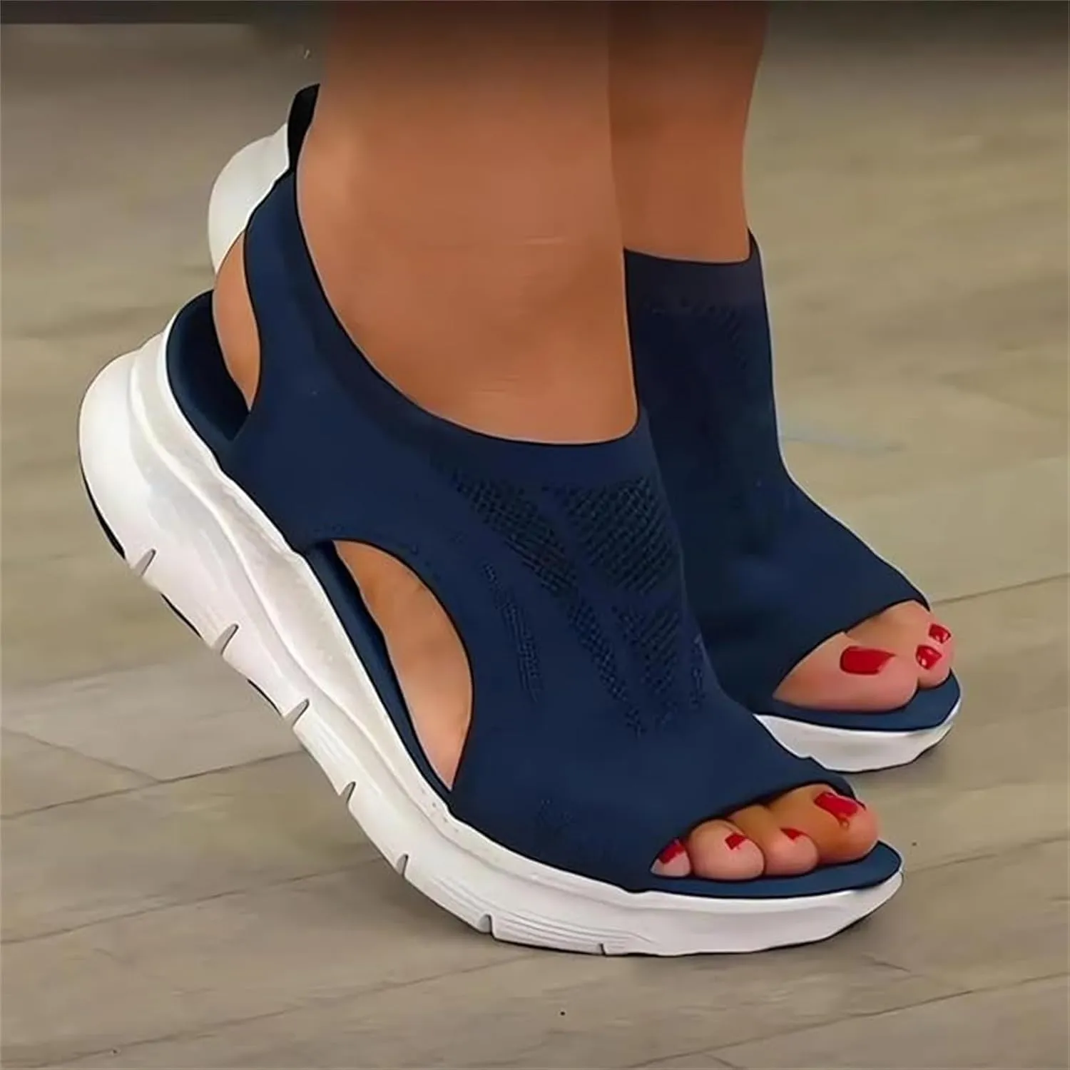 Ladmiple Sandals Women Comfortable Cute Orthopedic Sandals Arch Support Slides Plantar Fasciitis Dressy Summer Orthotic Shoes