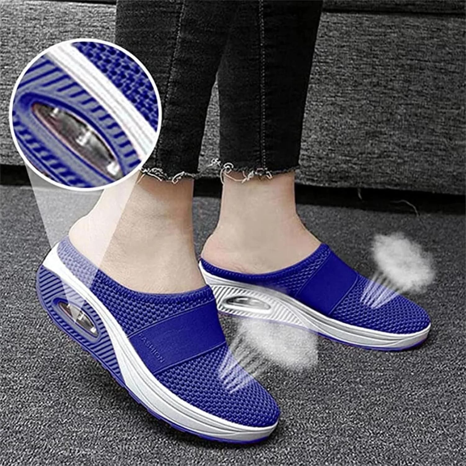 Ladmiple Sneakers For Women Walking Shoes Arch Support Fashion Slip On Comfortable Dressy Casual Summer Flats Loafers