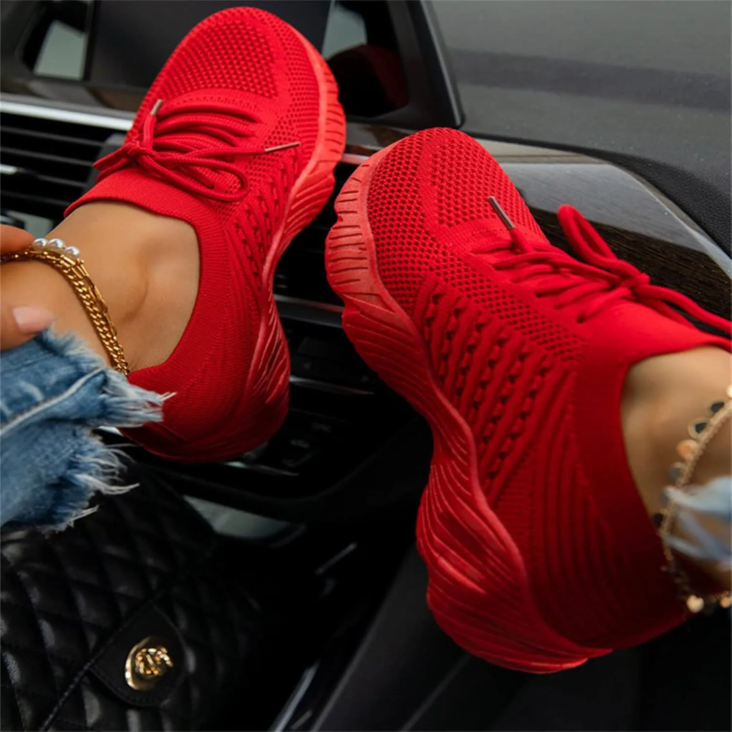 Ladmiple Tennis Shoes Womens Walking Running Athletic Shoes Slip On Casual Mesh-Comfortable Lightweight Workout Sneakers 2025