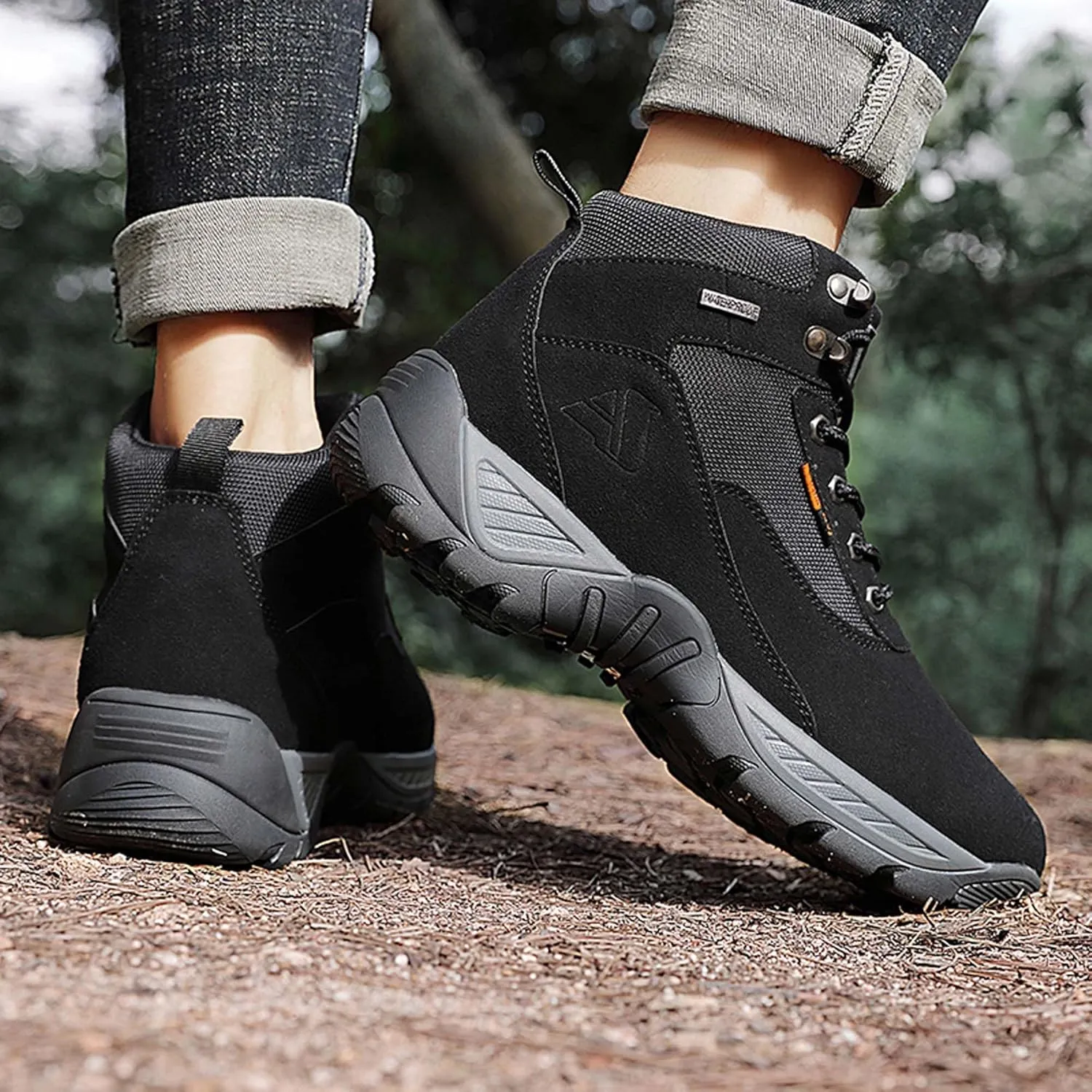 Large Size Field Training Military Boots Combat Boots Snow Boots Men's Shoes Shoes Men's Shoes Waterproof and Anti Slip Hiking Shoes