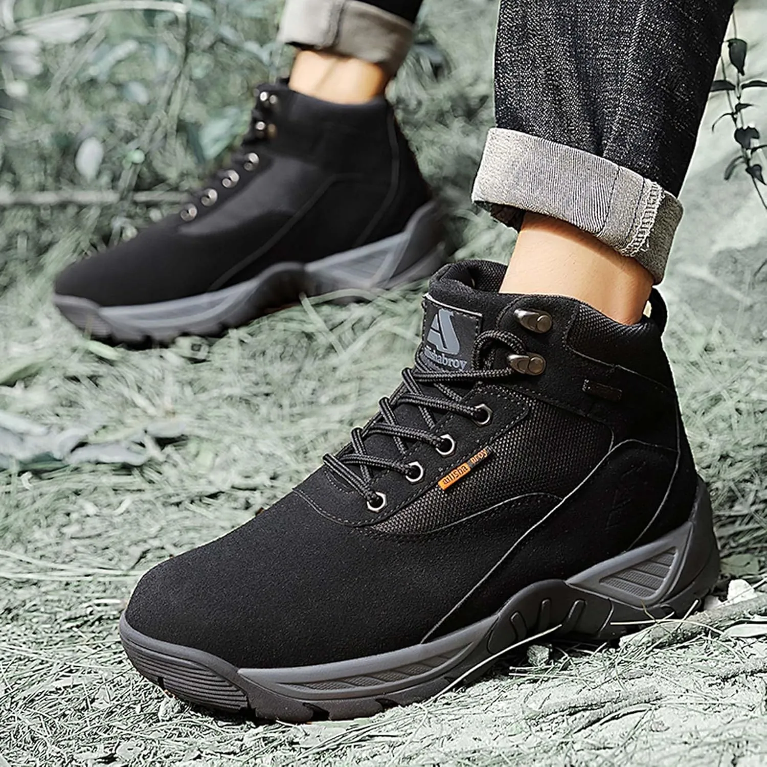Large Size Field Training Military Boots Combat Boots Snow Boots Men's Shoes Shoes Men's Shoes Waterproof and Anti Slip Hiking Shoes