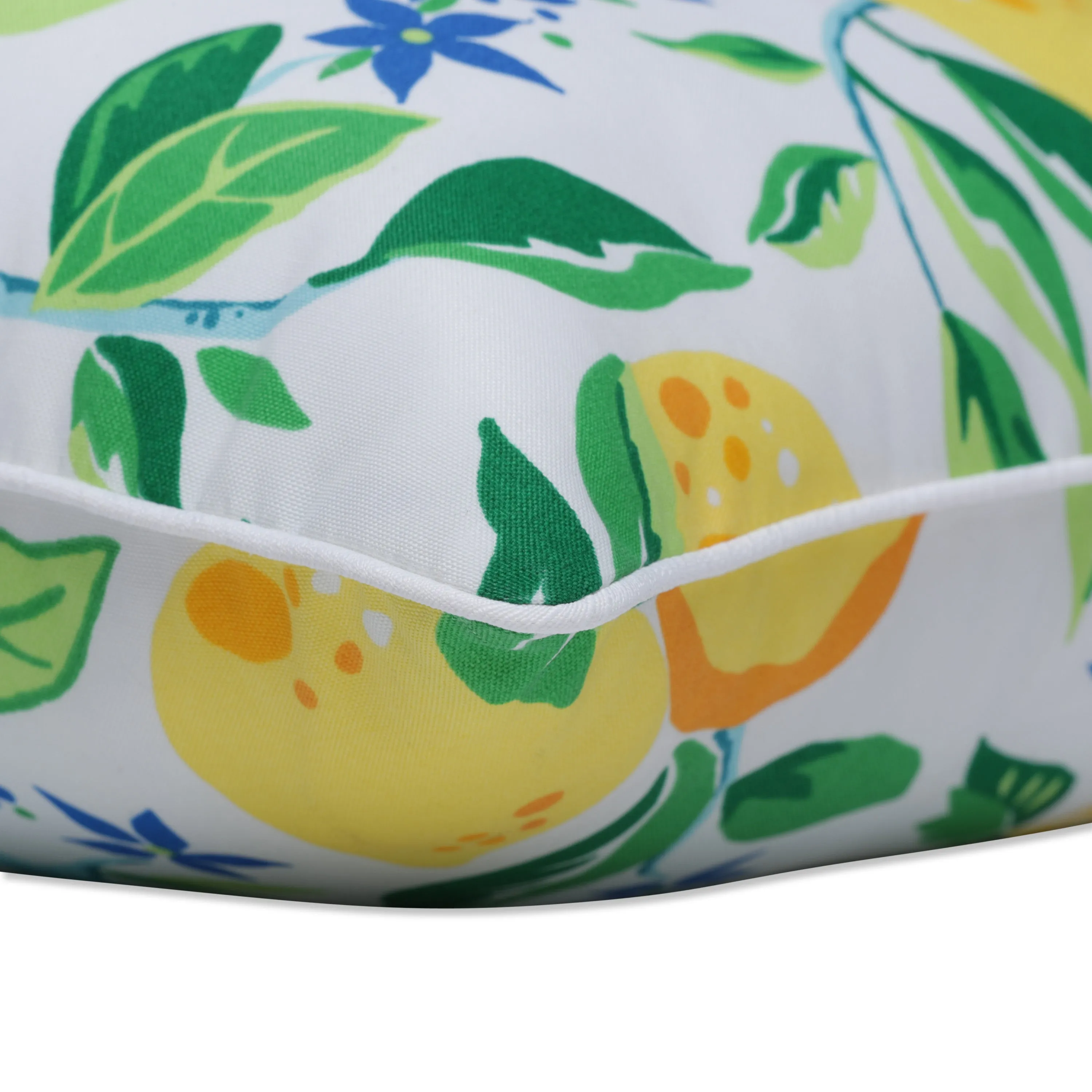 Lemon Tree Yellow 25-Inch Floor Pillow