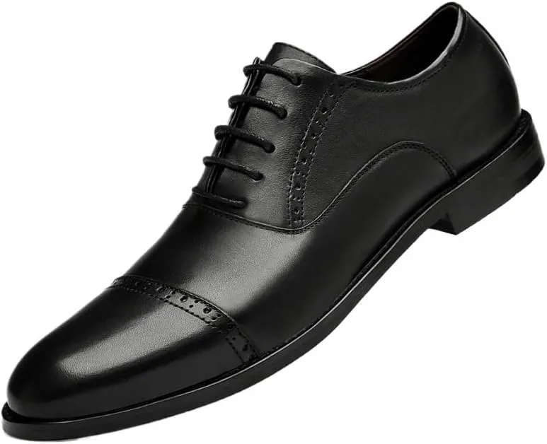 Lightweigh Breathable Genuine Leather Shoes Men's Fashionable Business All-Match Oxfords Shoes