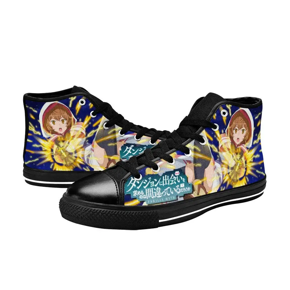 Liliruca Arde DanMachi Shoes High Top Sneakers for Kids and Adults