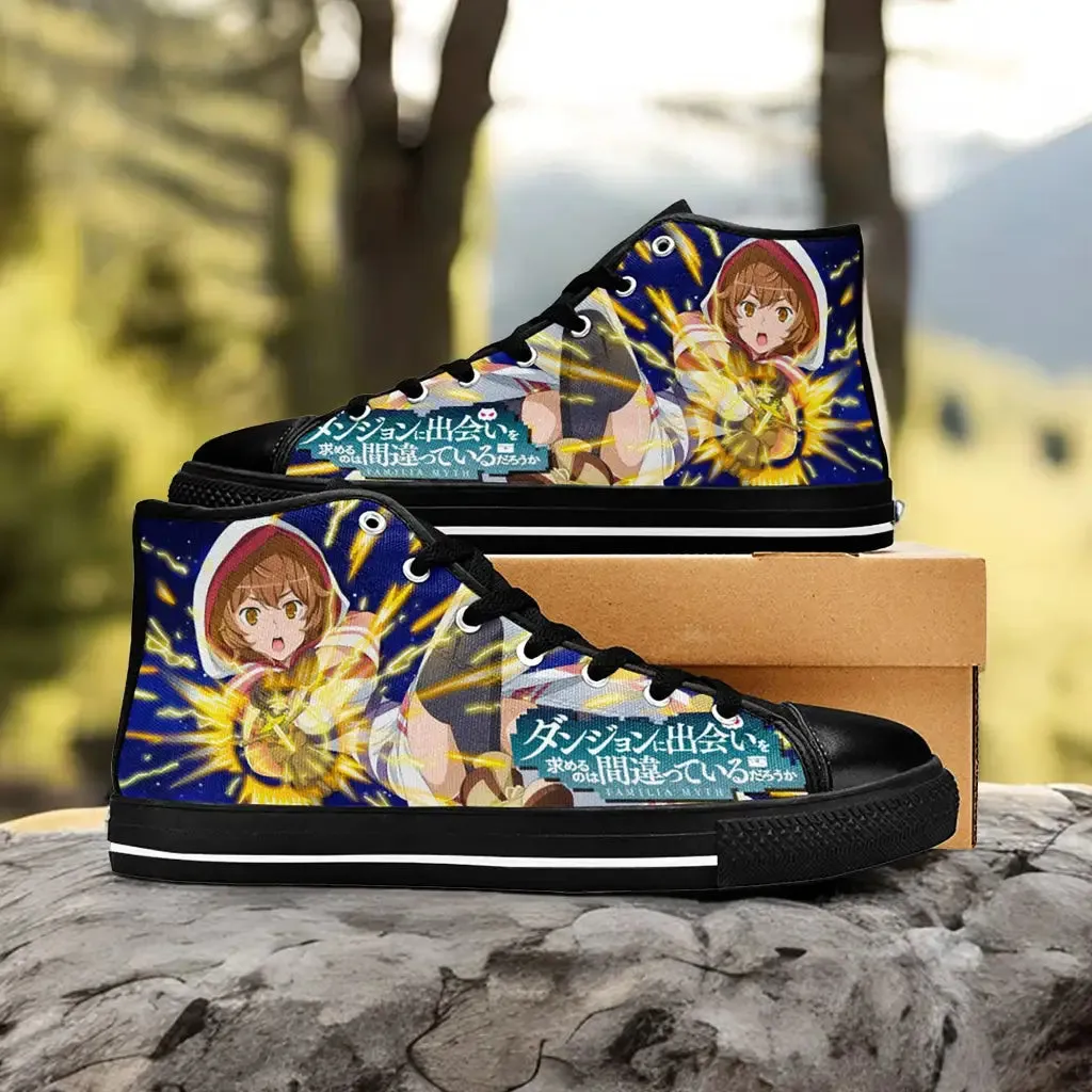 Liliruca Arde DanMachi Shoes High Top Sneakers for Kids and Adults