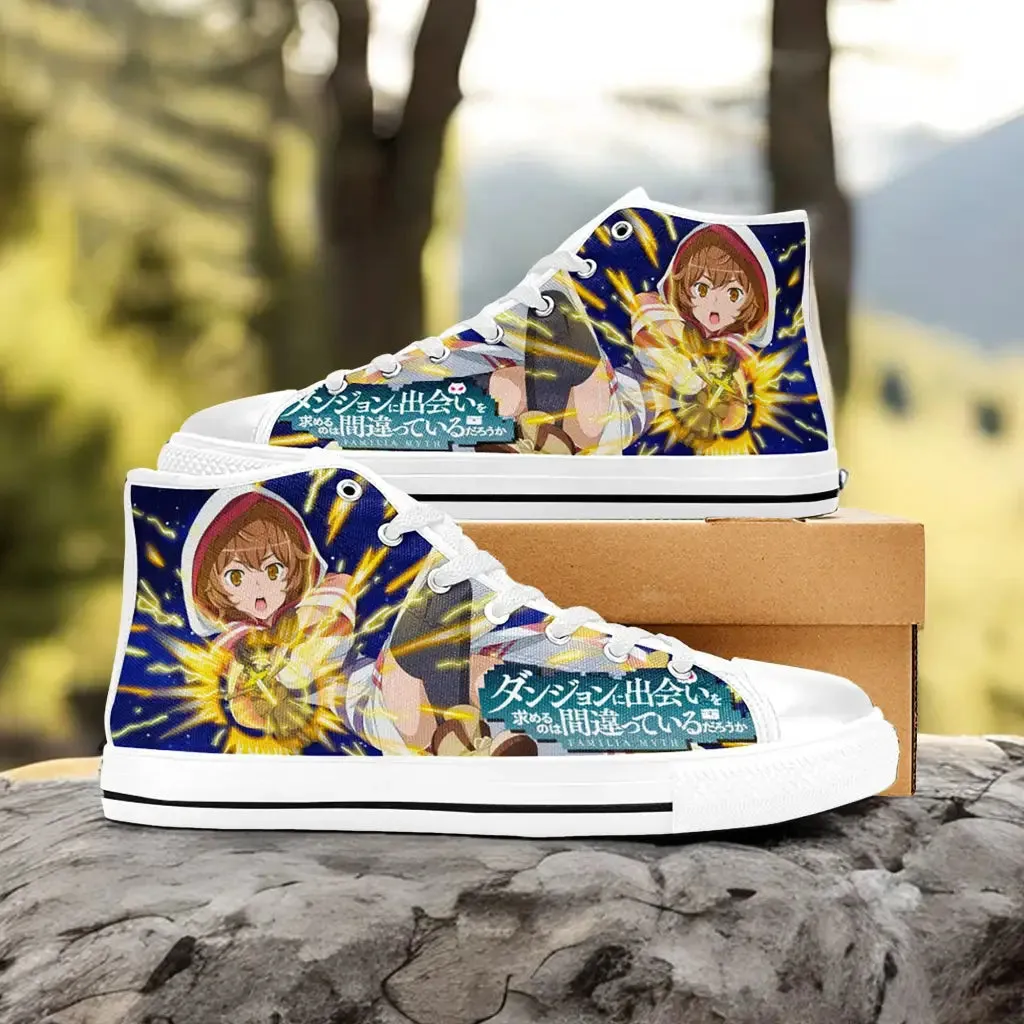 Liliruca Arde DanMachi Shoes High Top Sneakers for Kids and Adults